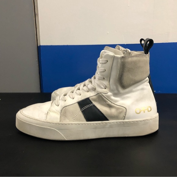 OTD On This Day men’s High Top Zip combat boot sneakers 8.5 - Picture 3 of 10